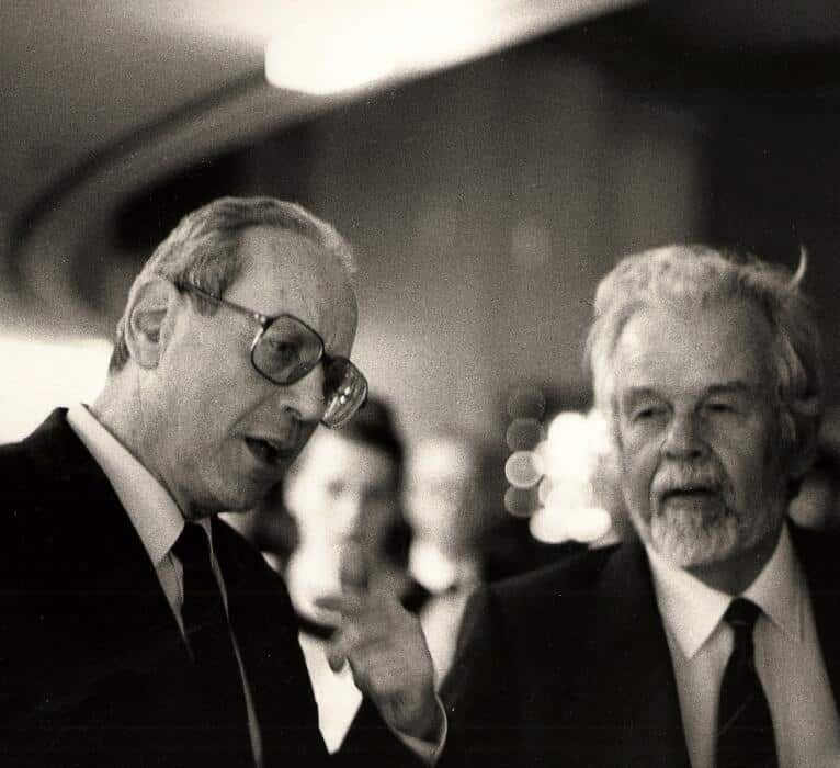 Paolo Budinich e Maurice Levy